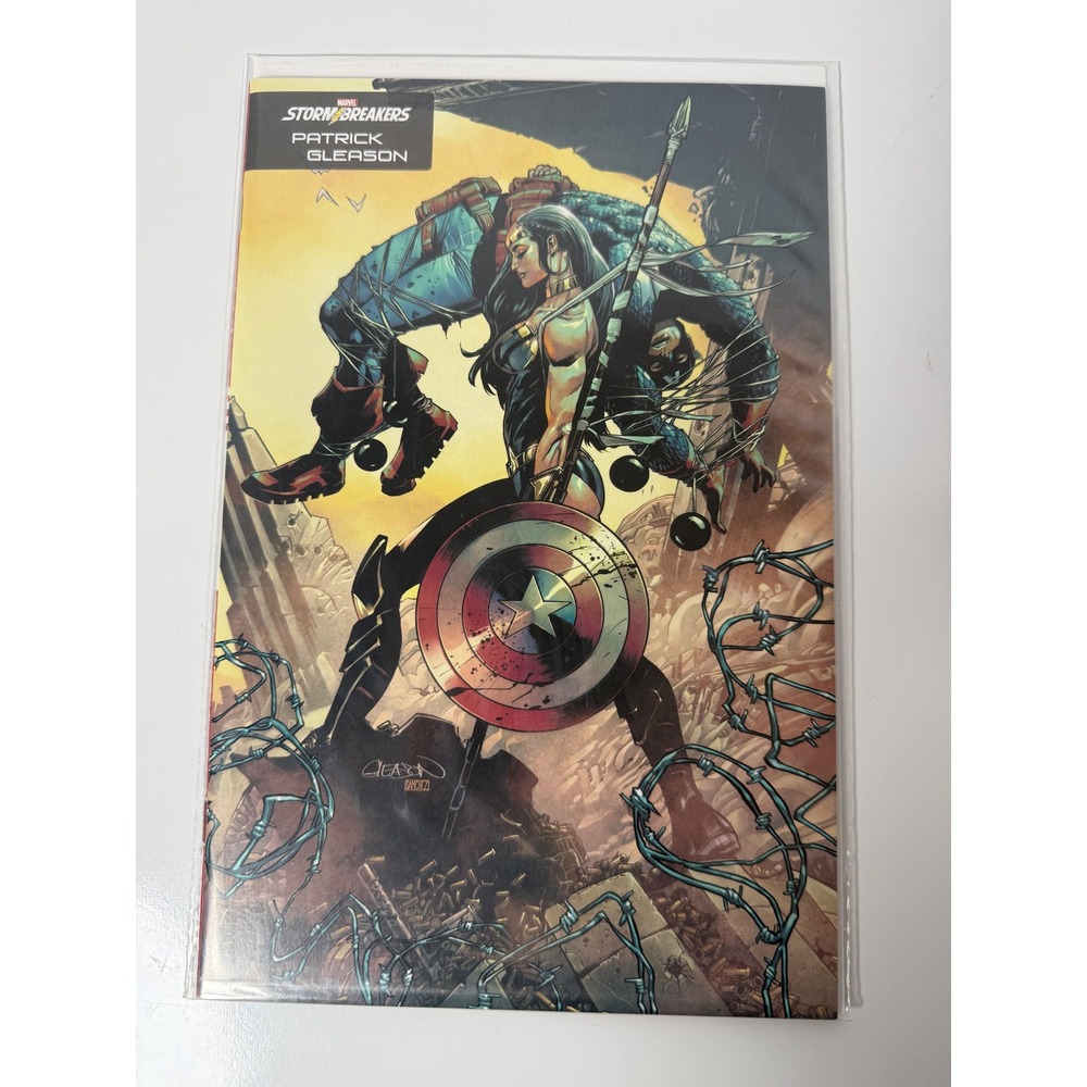 Marvel Stormbreakers Patrick Gleason Wonder Woman Captain America Shield Variant